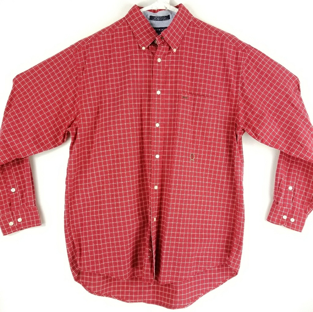 Men's Buffalo Plaid Tommy Hilfiger Dress Shirt